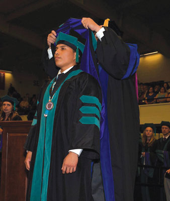 Dakota Kay at graduation