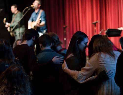 SBU commissioned mission teams during Dec. 5 Chapel service.