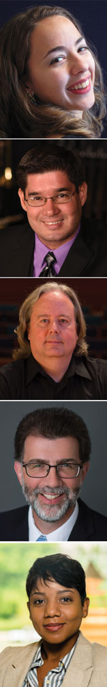 Five SBU Community Concert Series artists 