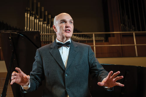 Dr. Eric McCluskey will be the first guest artist to perform in SBU's new concert series.