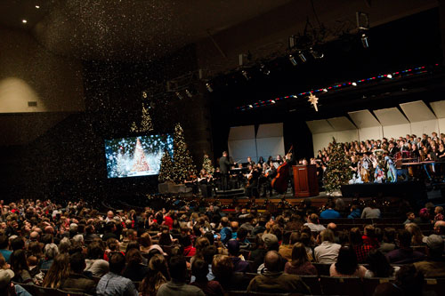 SBU Wind Symphony performs at Festival of Christmas 