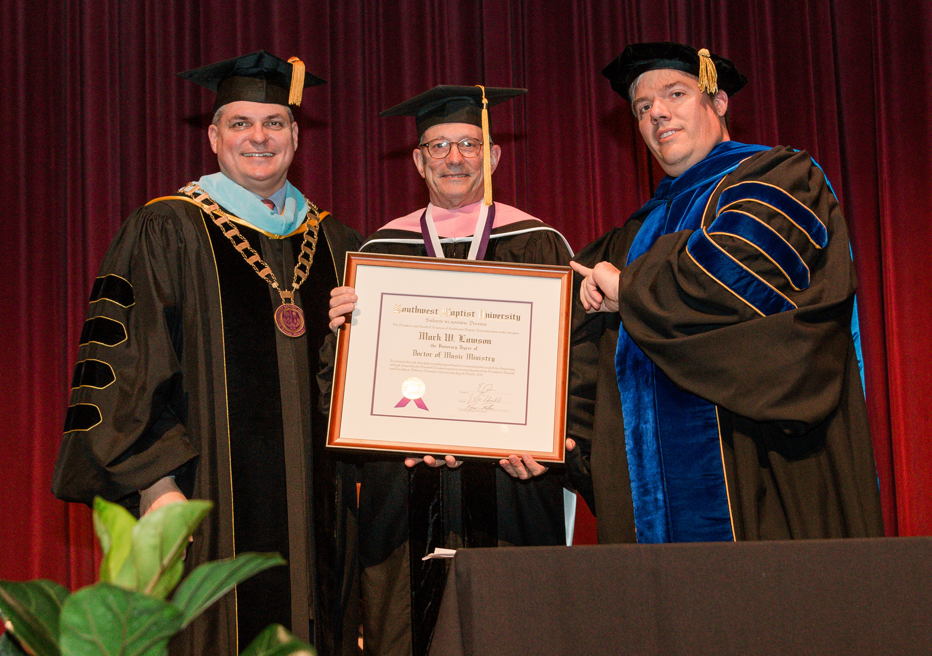 Dr. Eric Turner, Mark Lawson, Dr. Lee Skinkle