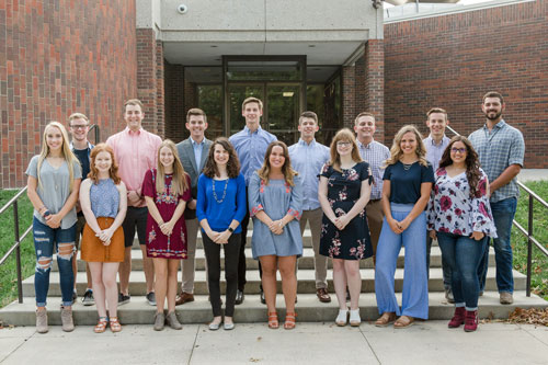 Homecoming queen and king candidates