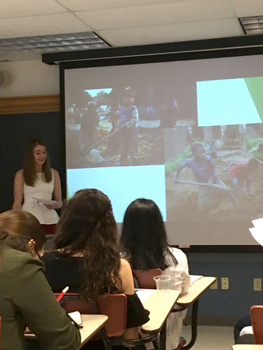 Taylor DeYoung presented at the GPHC Conference.