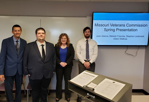 SBU's CIS senior project for Missouri Veterans.