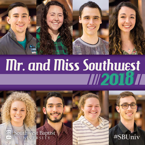 2018 Mr. and Miss Southwest candidates