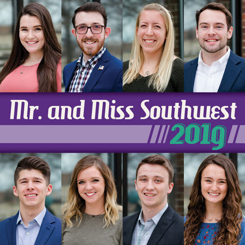 Eight candidates will vie for SBU's Mr. and Miss Southwest.