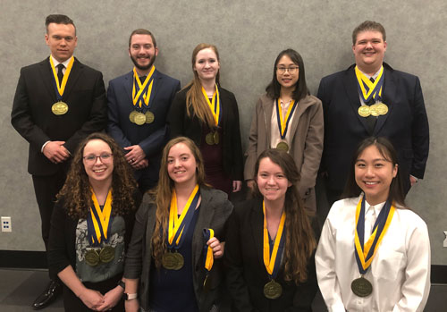 SBU's PBL team qualified nine students for nationals.