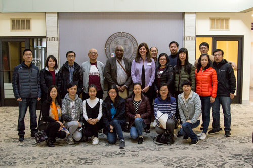 Faculty from China visited SBU on March 2, 2018.