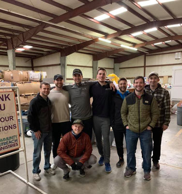 Workers at the Salvation Army