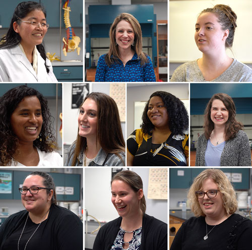 SBU female faculty and students