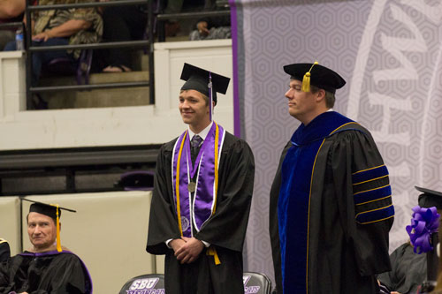 Jacob Immel receives the Life Beautiful Award.