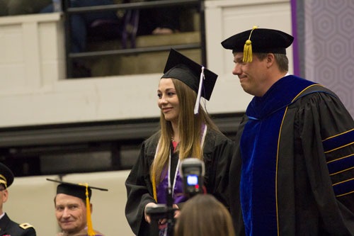 Tiana Brownen receives the Life Beautiful Award.